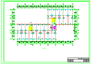 【6层】5143.67平米框架办公楼设计（含计算书、建筑、结构图）-图一