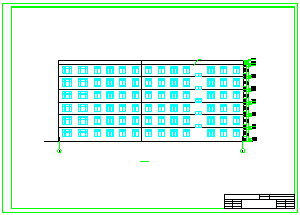 【6层】5143.67平米框架办公楼设计（含计算书、建筑、结构图）-图二