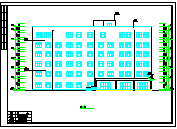【6层】办公楼全套cad设计（4400平，含计算书，建筑图，结构图）