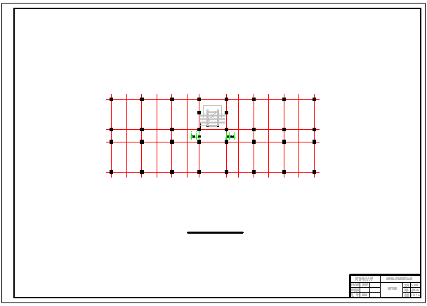 【7层】层框架办公楼全套cad设计（含计算书，建筑、结构图，PKPM模型）_图1