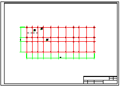 某框架办公楼cad设计（含计算书，建筑、结构图）-图二