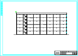 某商业办公楼cad设计(含计算书、施工组织设计、建筑结构设计图)_图1