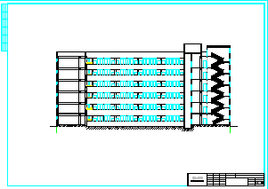 某商业办公楼cad设计(含计算书、施工组织设计、建筑结构设计图)-图二