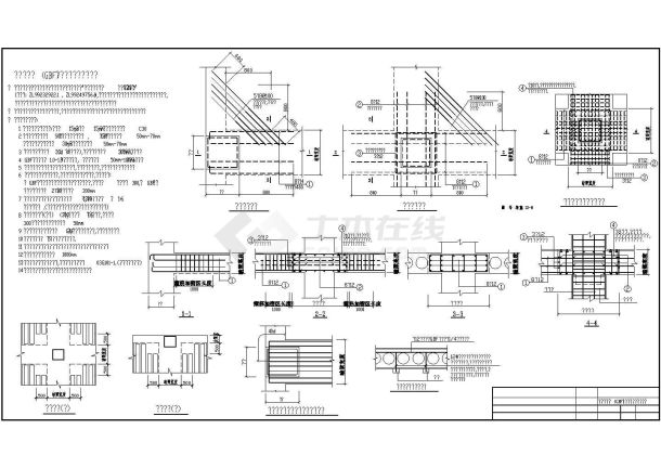 某小区别墅三层建筑施工参考CAD详图-图二