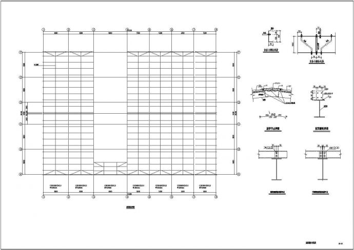典型河涌整治建筑结构CAD平面布置参考图_图1
