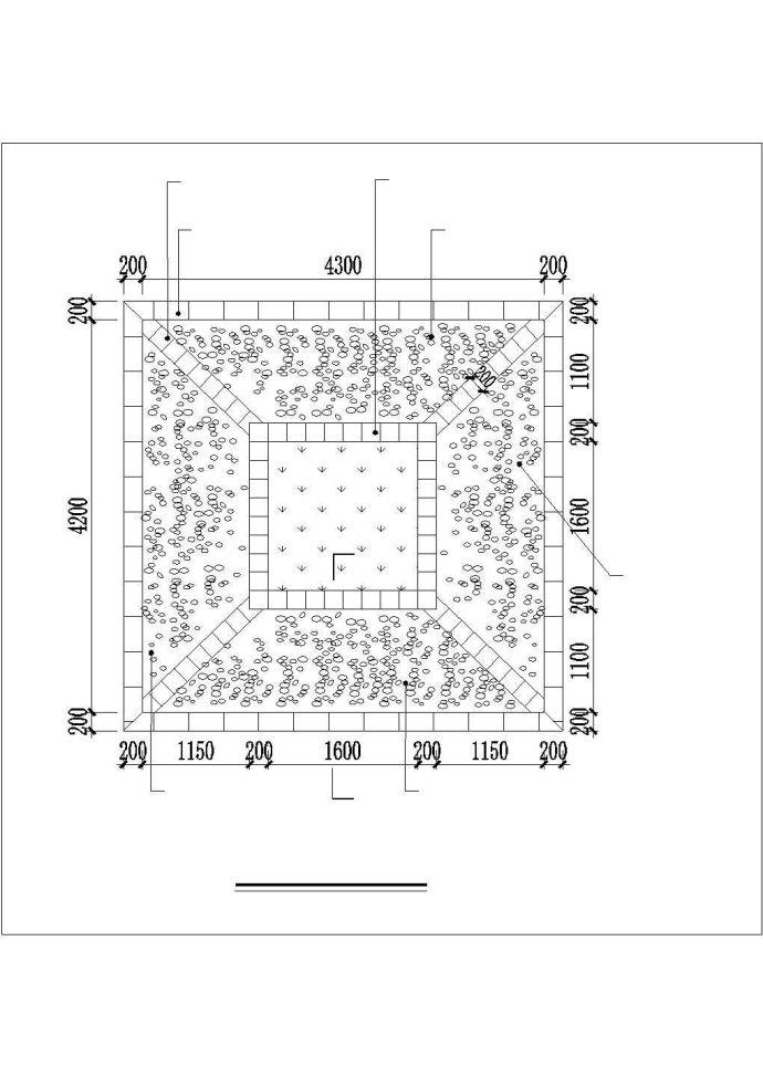  某广场树池设计参考规划图_图1