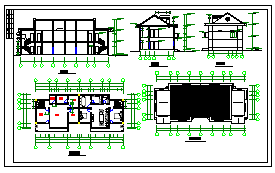 某农村住宅全套CAD建筑设计施工图纸-图二