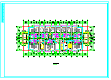 [四川]某九层疗养院建筑施工设计CAD图-图一