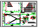 某三层厂房钢结构框架详细CAD施工设计图纸_图1