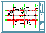 多层框架结构厂房综合楼cad施工图纸-图二