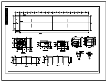 某钢结构厂房建筑设计cad全套施工图纸-图一