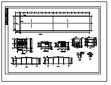 某钢结构厂房建筑设计cad全套施工图纸