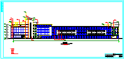 四层长途汽车客运站建筑设计cad施工图-图一