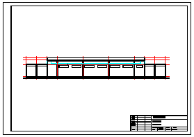 一层655平方米长途汽车客运站建筑设计cad施工图-图一