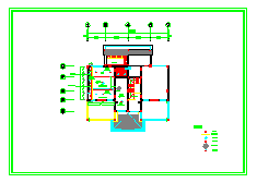 两居室住宅室内装修cad设计施工图纸_图1