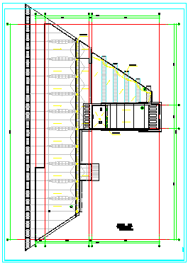 三层长途汽车客运站建筑设计施工cad图纸-图一