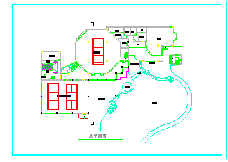 3层某小区会所cad设计方案图_图1