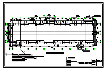 某建筑楼外双排脚手架立面cad施工设计图纸