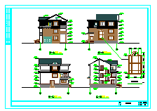 某简单实用的新型农村住宅建筑设计结构CAD图纸_图1