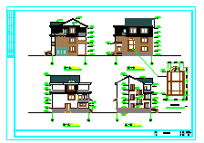 某简单实用的新型农村住宅建筑设计结构CAD图纸
