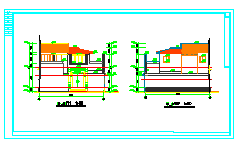 某二层北方四合院建筑施工设计图纸（共10张）_图1