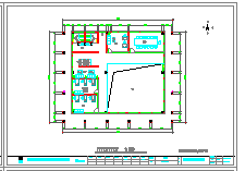 某高层房产售楼处建筑设计CAD全套施工图纸-图二