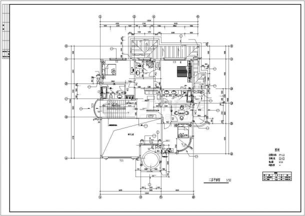 【常州】某地经典户型多层别墅全套建筑施工设计cad图-图二