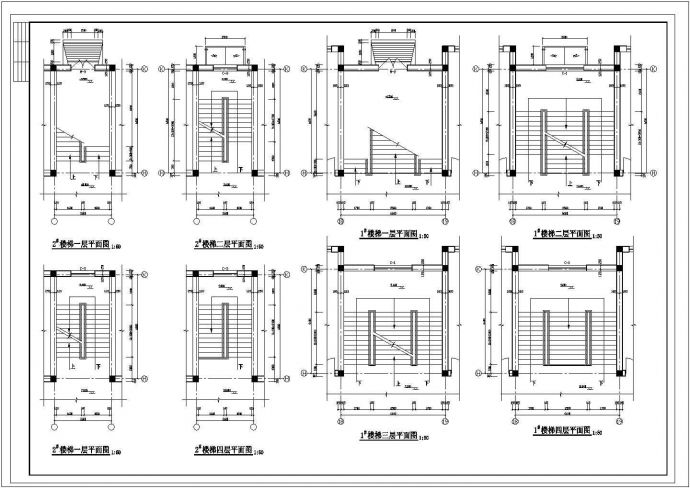 某学校建筑CAD构造平立剖节点设计施工图_图1