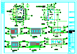 单层框架结构垃圾房结构cad设计施工图（含建筑图）