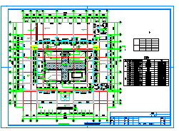 经典仿古四合院建筑设计施工图纸（含四合院效果图）-图二
