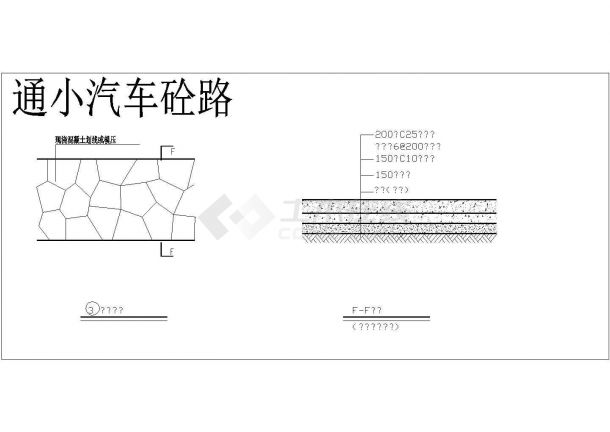 【苏州】某开发区新型道路全套规划施工设计cad图纸-图一