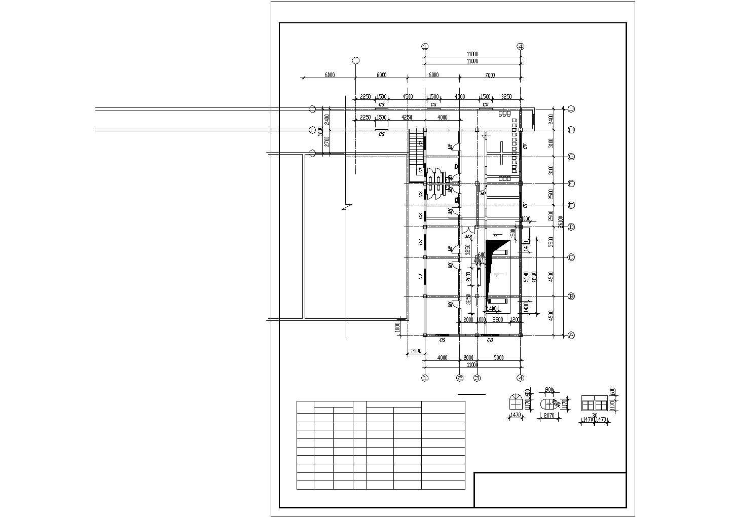 某医院高压氧舱建筑设计参考布置CAD详图