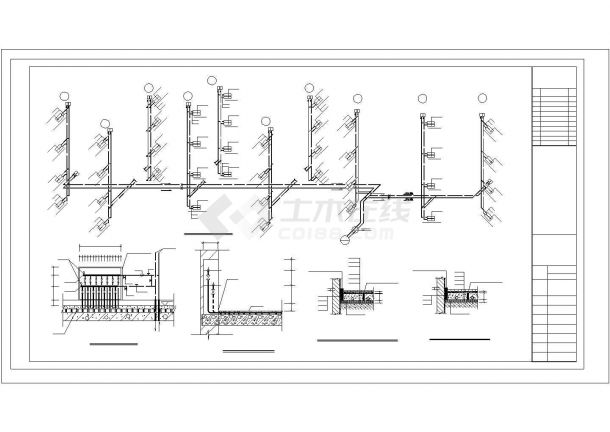 某学校实验楼建筑设计水暖施工图-图一