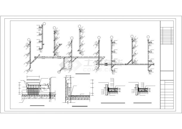 某学校实验楼建筑设计水暖施工图-图二