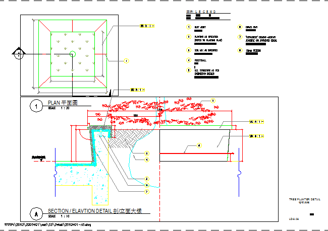 某树池做法设计参考布置详图_图1