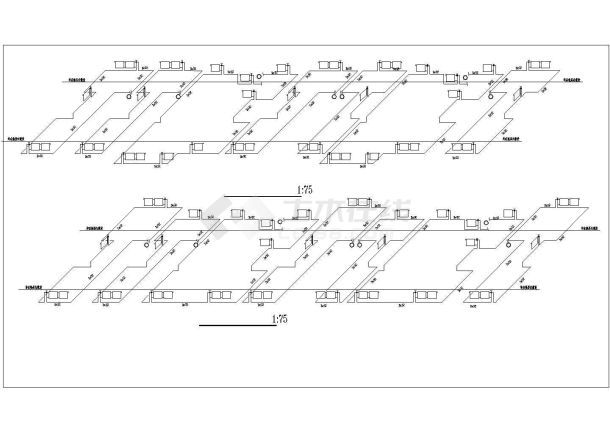 某地区水暖施工CAD参考详图-图一