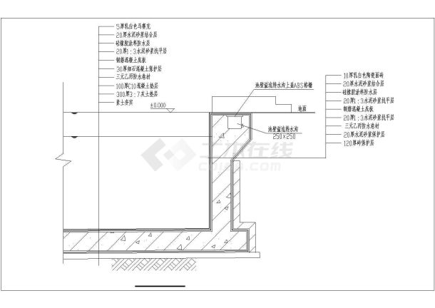 某游泳池建筑布置参考图-图二