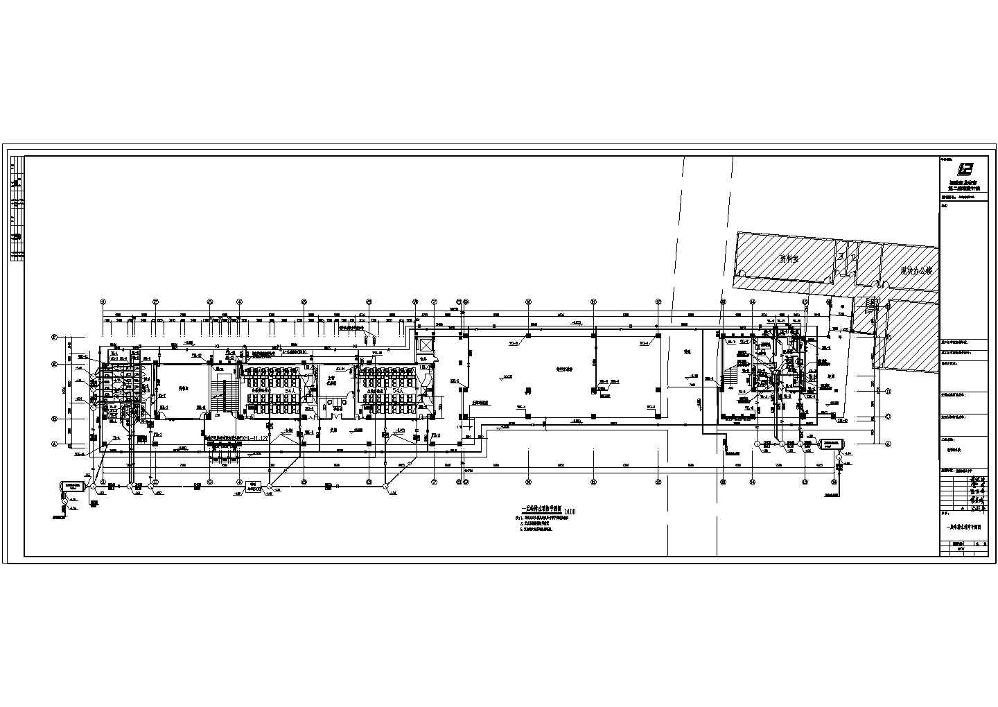 某市第八中学教学综合楼建设项目水施CAD节点剖面设计图纸