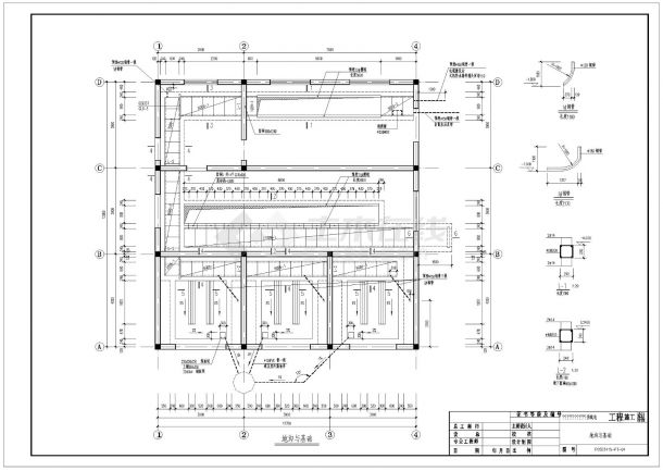 某配电室建筑设计施工CAD图纸-图二