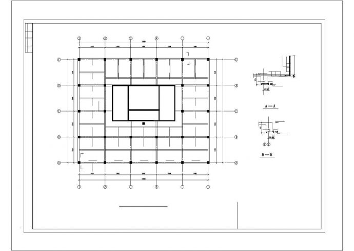 某地区住宅楼施工CAD参考详图_图1