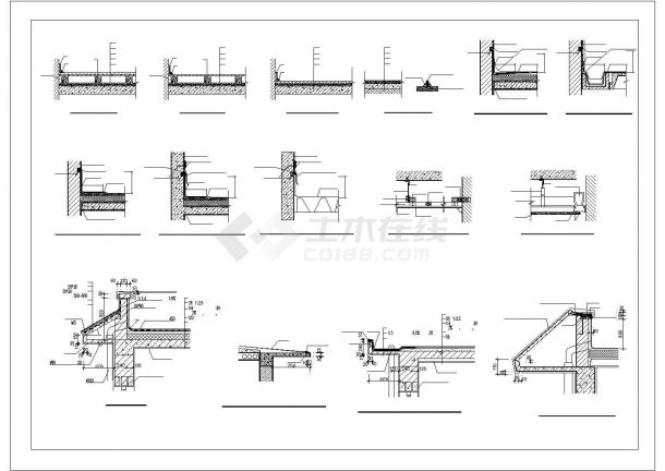 构造做法大全CAD详图-图二