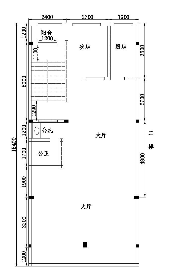 某住房楼CAD平面设计图