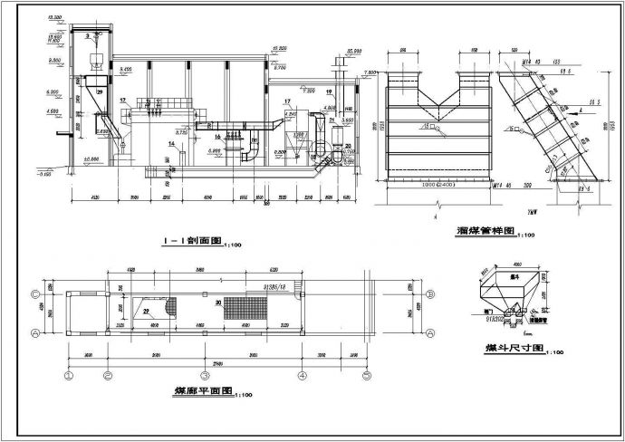 某工厂供暖锅炉房规划图_图1