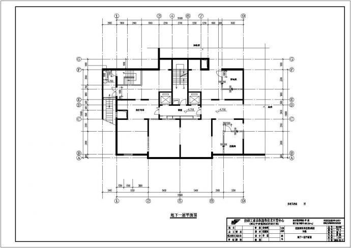 某地高档住宅装修设计CAD图_图1