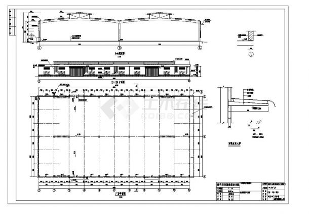 某工厂CAD平面施工设计图-图二