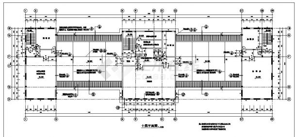 某行政办公楼平面建筑图参考详图-图一