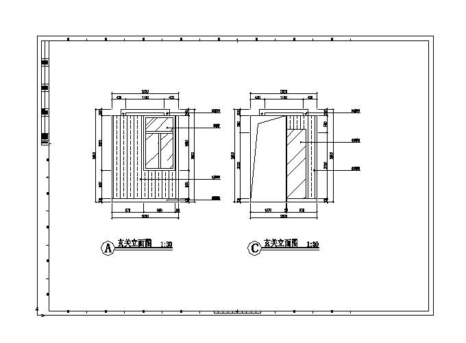 欧式家装CAD立面设计图_图1
