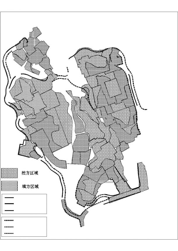 [浙江]三层古典风格小型影视基地建筑CAD施工图安吉首开区总图-图二
