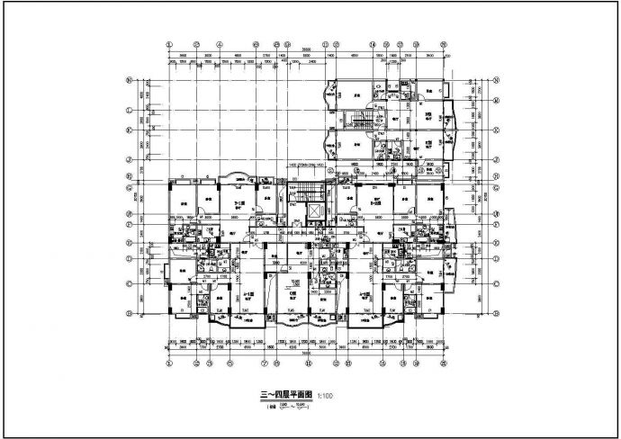 某地高档小型住宅楼建筑施工图纸_图1