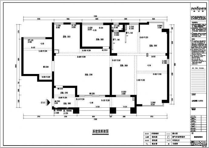 金域榕郡精品样板房全套施工设计cad图纸（含效果图）_图1
